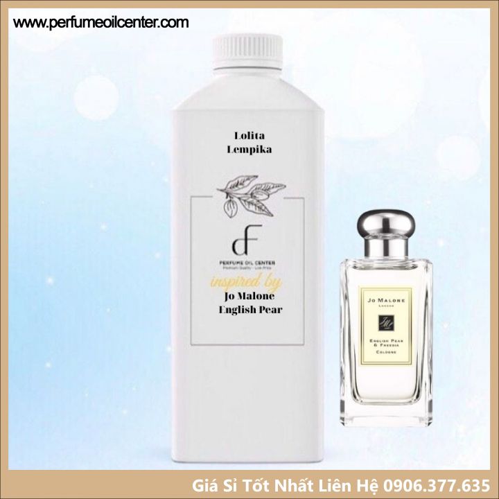 Tinh dầu nước hoa jo malone english pear 🛒 500ml 🛒 siêu thơm, nữ tính đầy gợi cảm