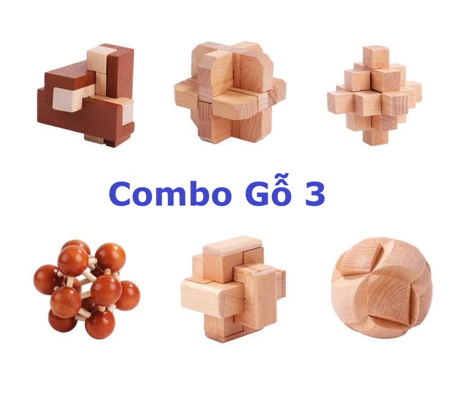 Combo 03_kongsam lock toy set with 06 PCs all ages challenge