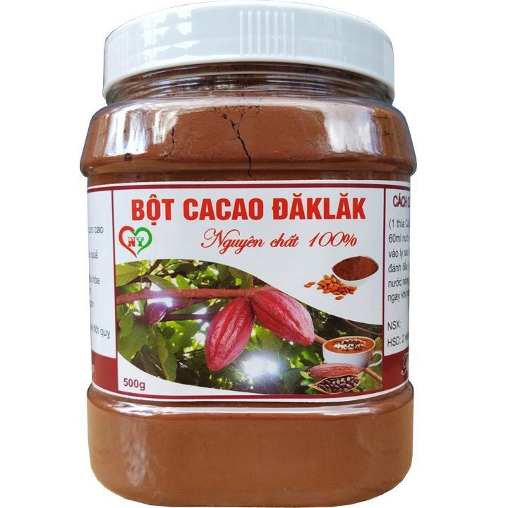 500Gr Bột cacao Đăk Lăk thơm ngon nguyên chất 100%