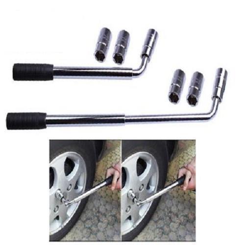 【hot sell】 Tay công vặn lốp chữ L xe hơi ô tô chuyên dụng 4 đầu 17-19-21-23mm