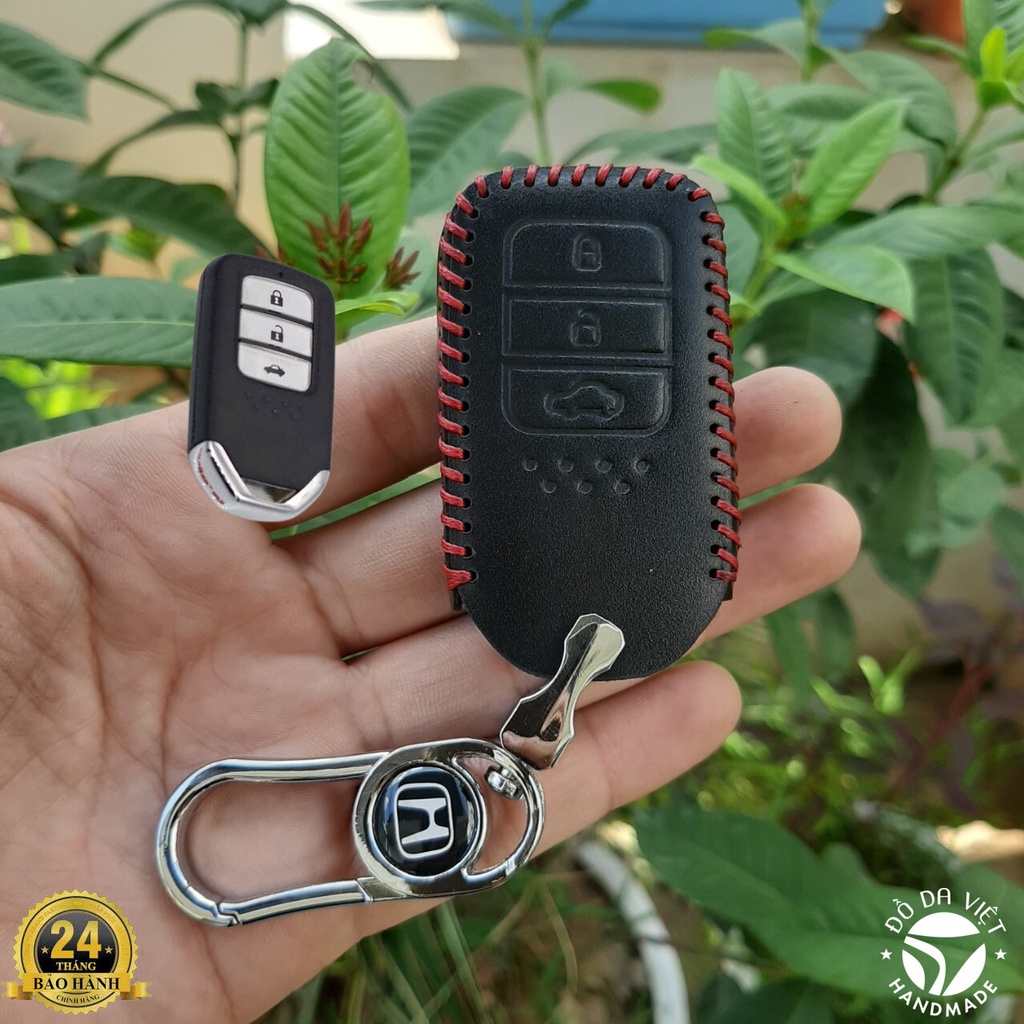 Bao da chìa khóa honda crv, city, civic . da bò thật