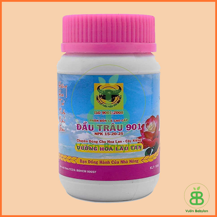 Phân Bón Đầu Trâu 901 - Dưỡng Hoa, Đẹp Quả, To Củ, Xanh Lá