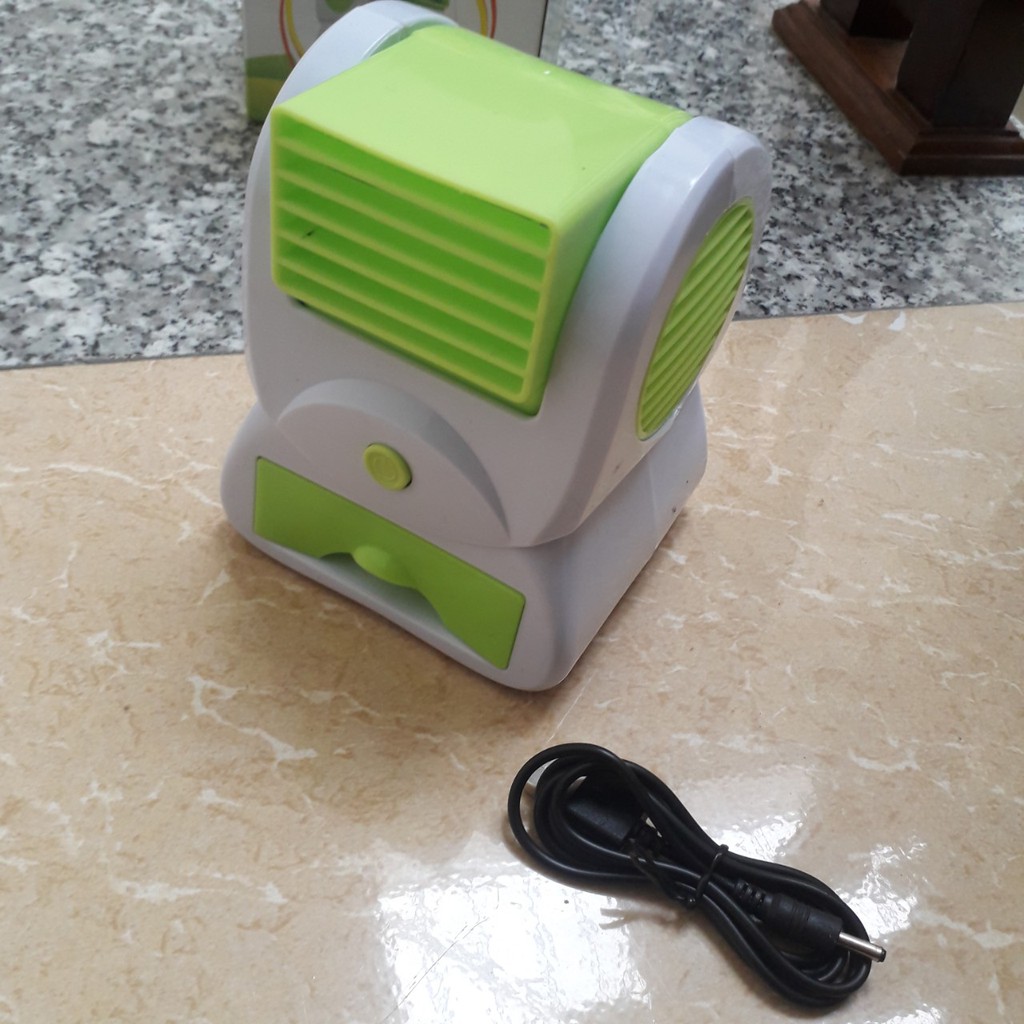 Quạt đá, quạt hơi nước mini 1 cửa nhiều màu