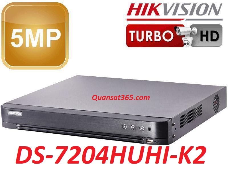 Hàng chính hãng. đầu ghi hình hybrid tvi-ip 4 kênh turbo 4.0 hikvision ds-7204huhi-k2