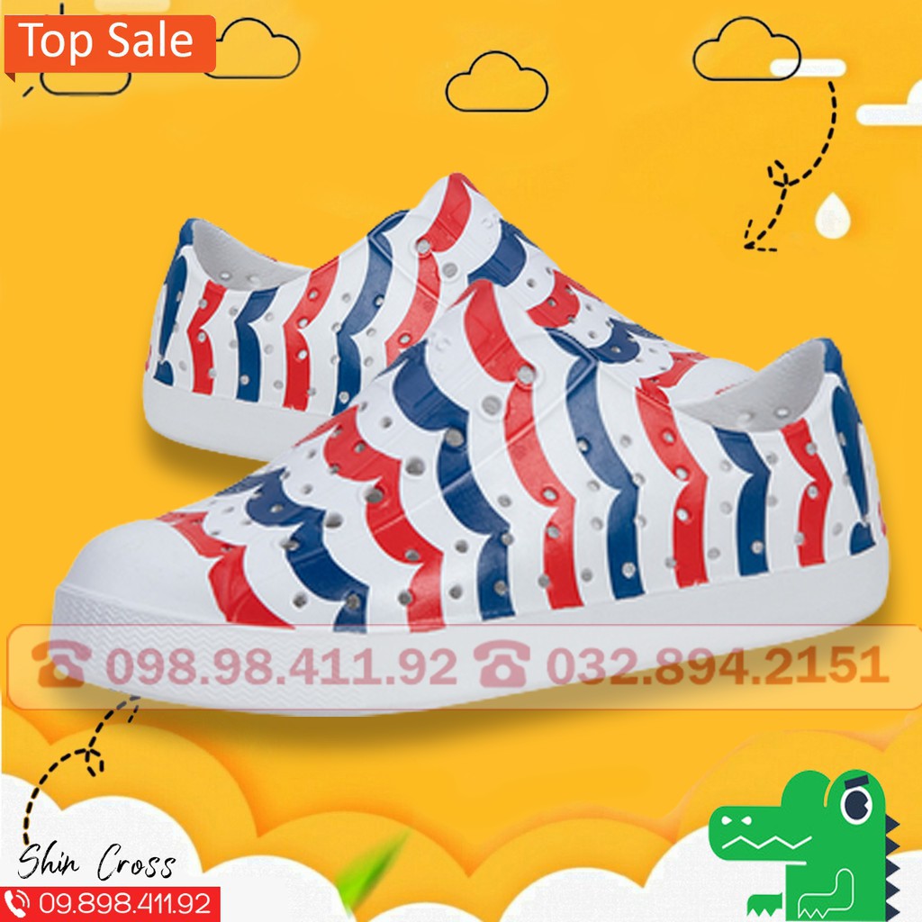 giày native cho bé💖HOTTREND💖giày native cho bé hải quân TEHAIQU tặng thêm 2 stciker native