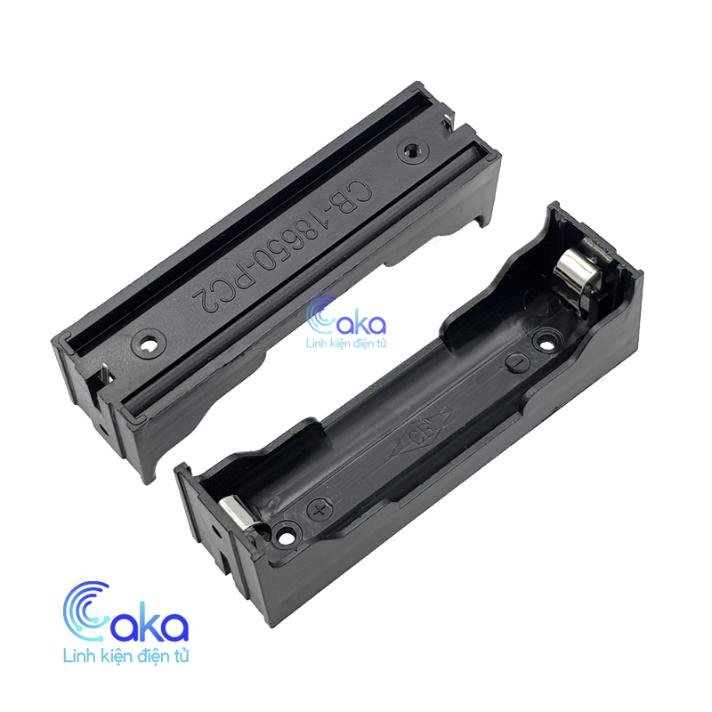 Đế pin 18650 1 cell pin có chân hàn pcb