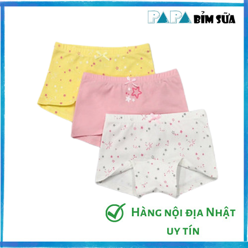 [Mẫu mới 2022] Set 3 quần đùi chip cho bé AIRCOOL, Chất cotton organic 100% kháng khuẩn