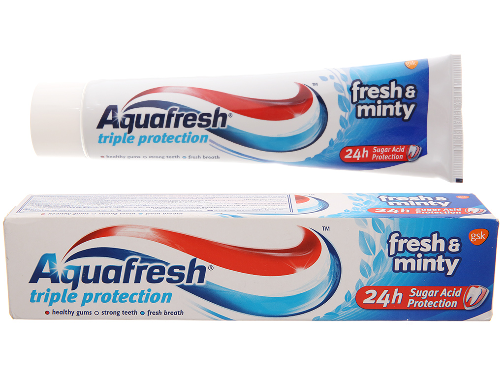kem đánh răng aquafresh whitening action 158.7g - mỹ 3