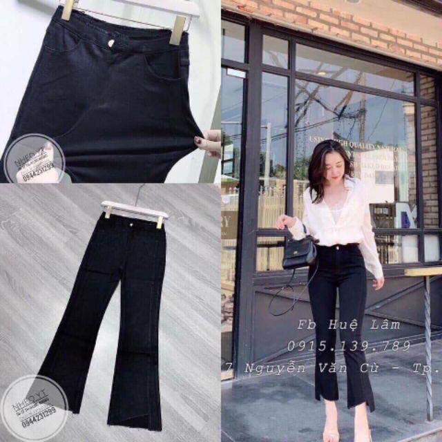 Quần Skinny Jean Ống Loe hàng đẹp