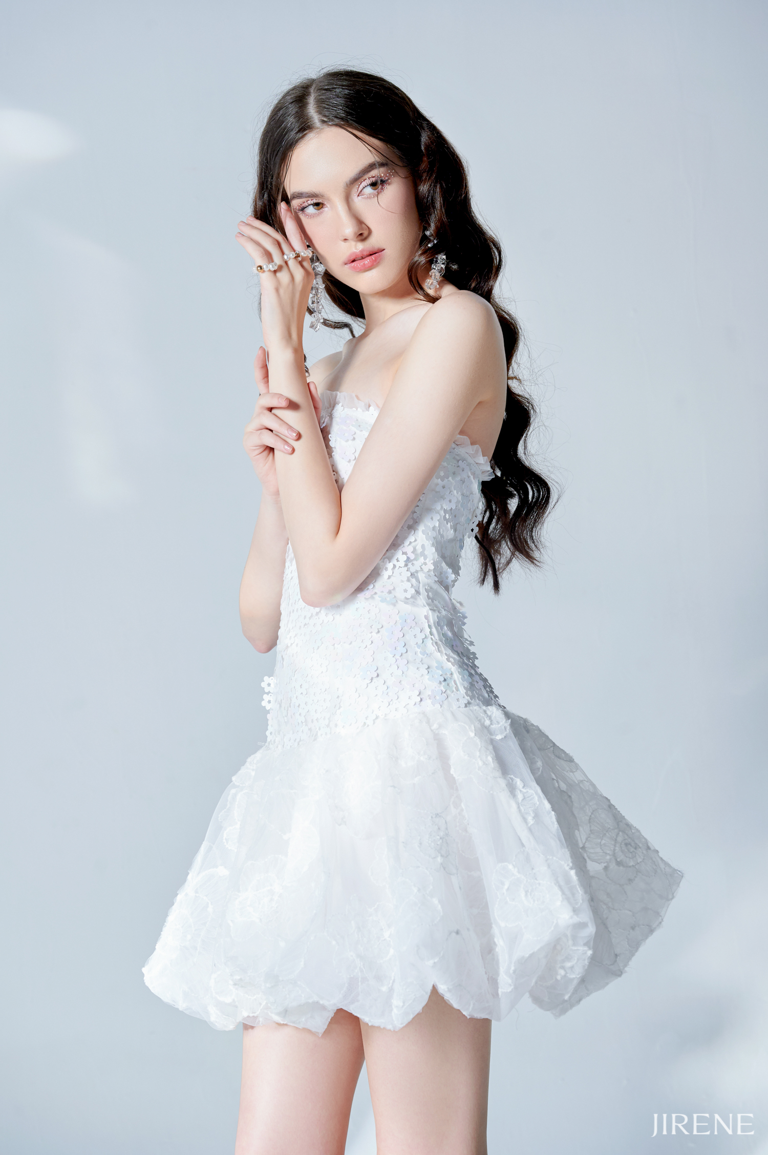 Sale up to 60% + vc 100k jirene - đầm - flower dress v2 - jin2d03