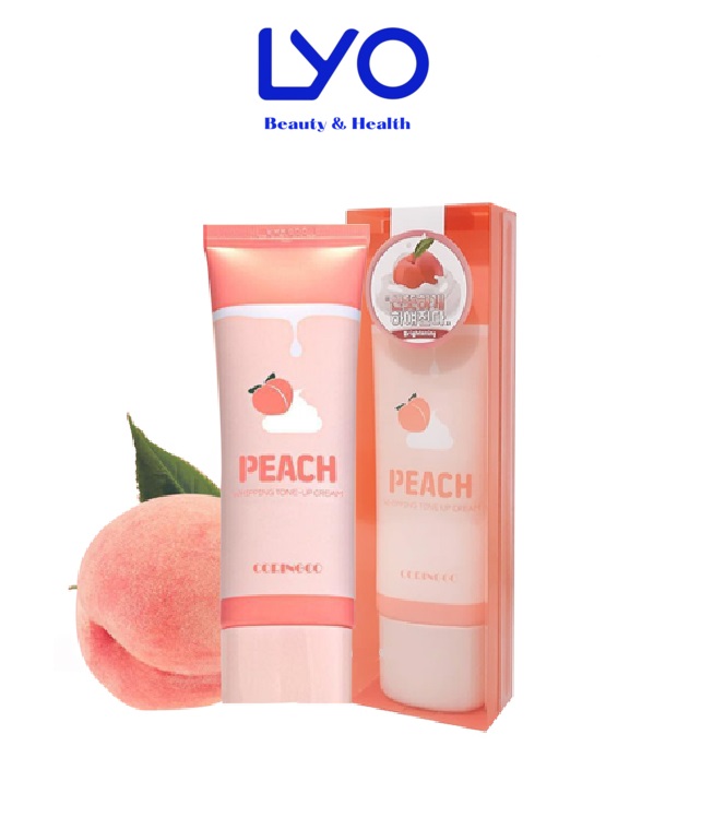 [GIẢM 5% ĐƠN 129K]Kem đào Dưỡng Trắng Nâng Tông Da Coringco peach Whipping Tone Up Cream 50ml Lyo.vn