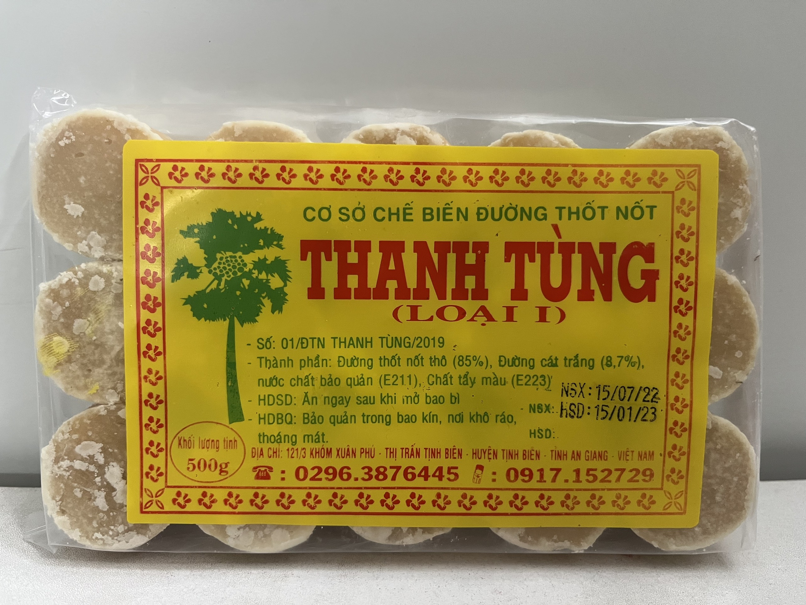 Đường thốt nốt Thanh Tùng 500g