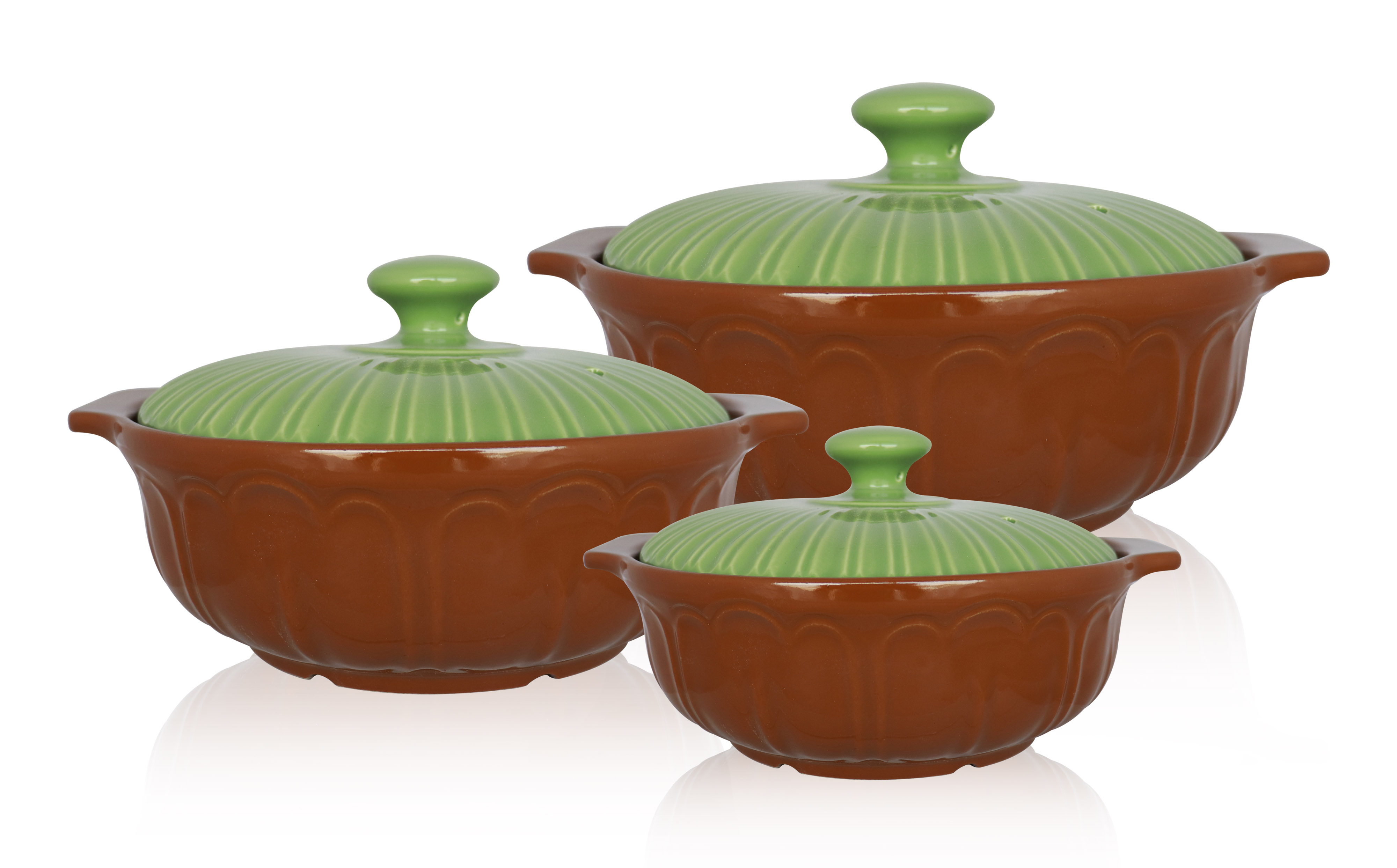 NỒI ĐẤT NẮP SỨ HOA SEN DONGHWA