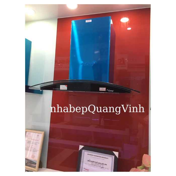 Máy hút mùi kính cong cảm ứng Canzy CZ 70BDS-QUANG VINH