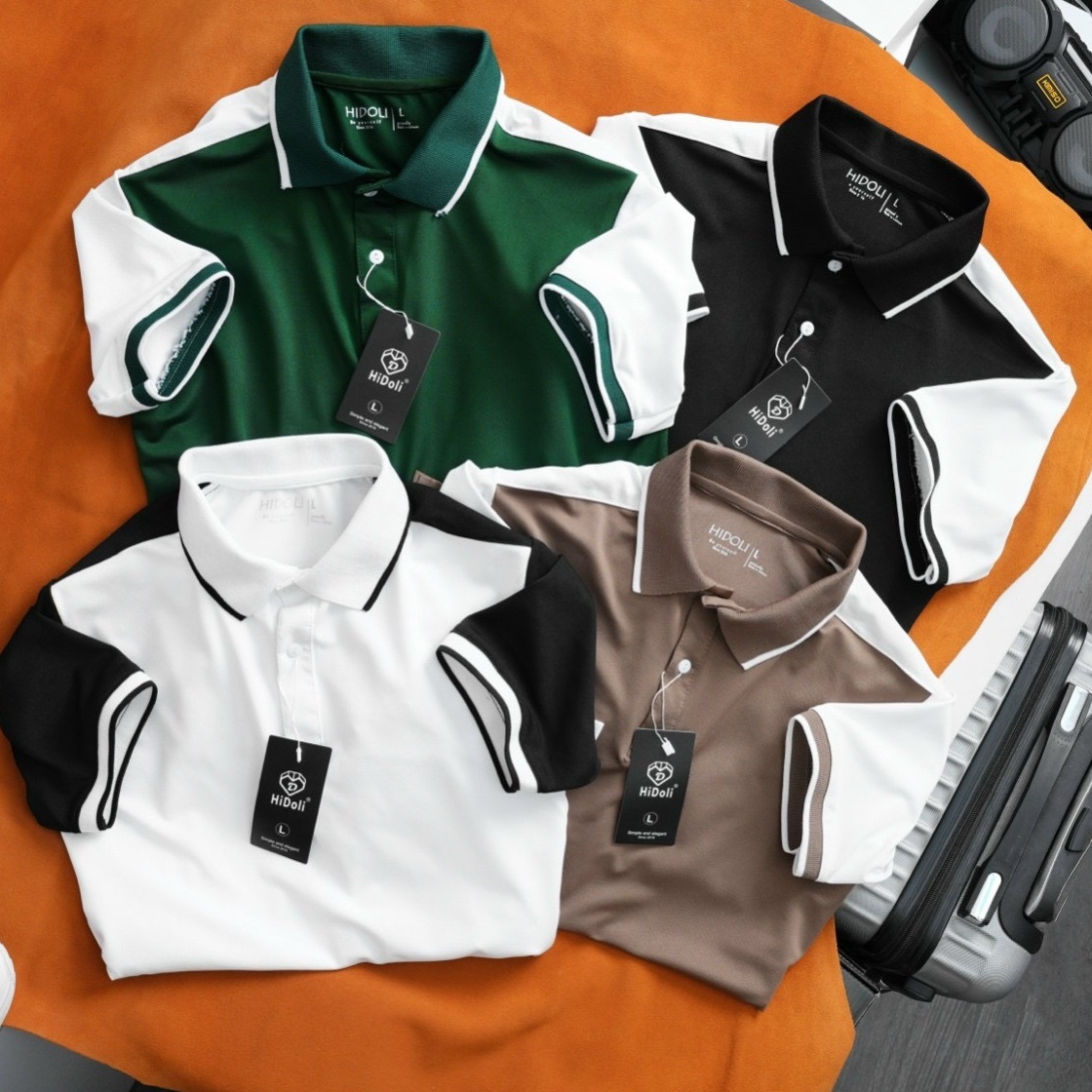 Áo polo nam nữ p012 - p013 - 98wear - áo phông nam nữ kẻ chéo áo đôi trẻ trung