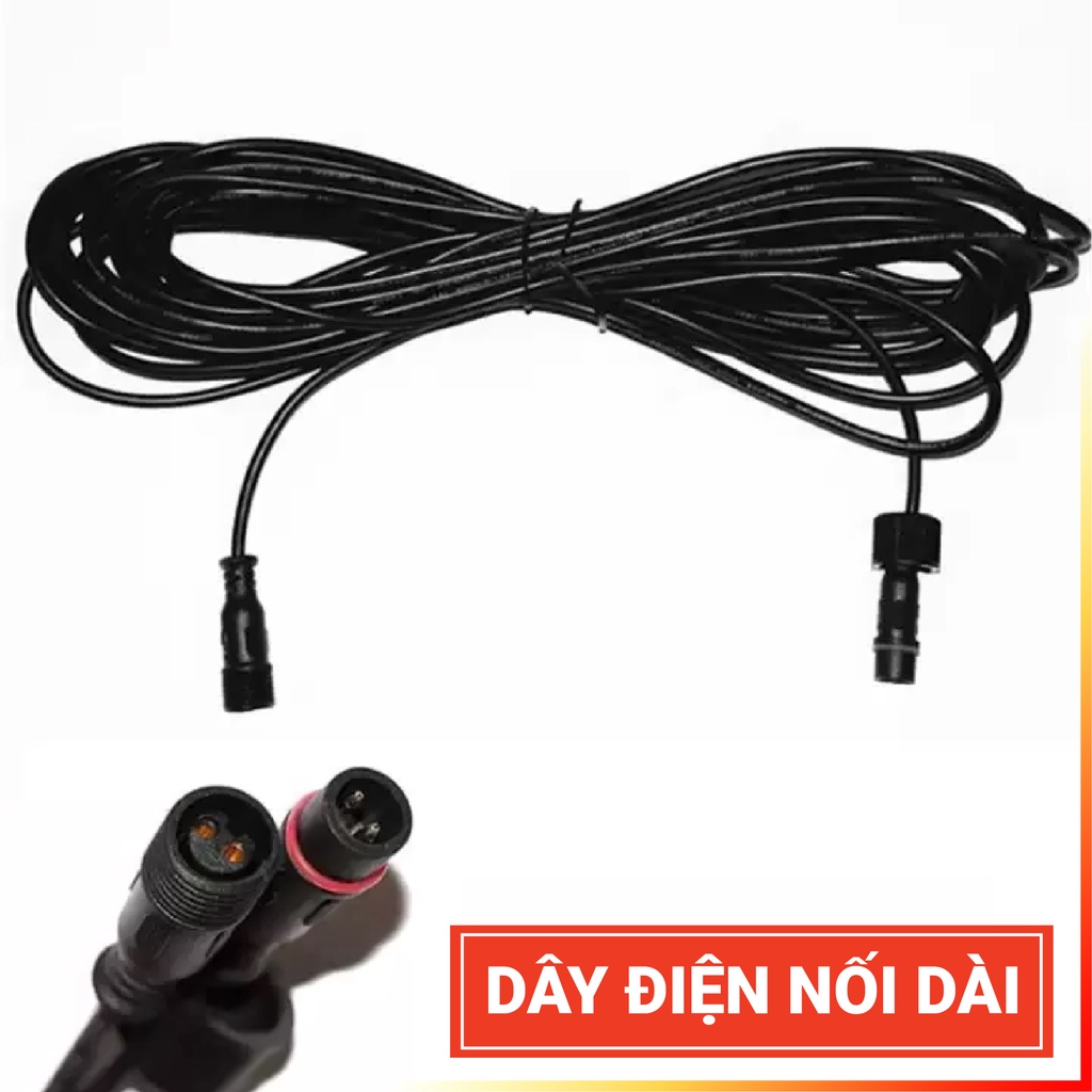 Dây điện nối dài năng lượng mặt trời 5m-0,5, Dây nối dài đèn năng lượng mặt trời, Day dien, Day noi dai, den nang luong mat troi