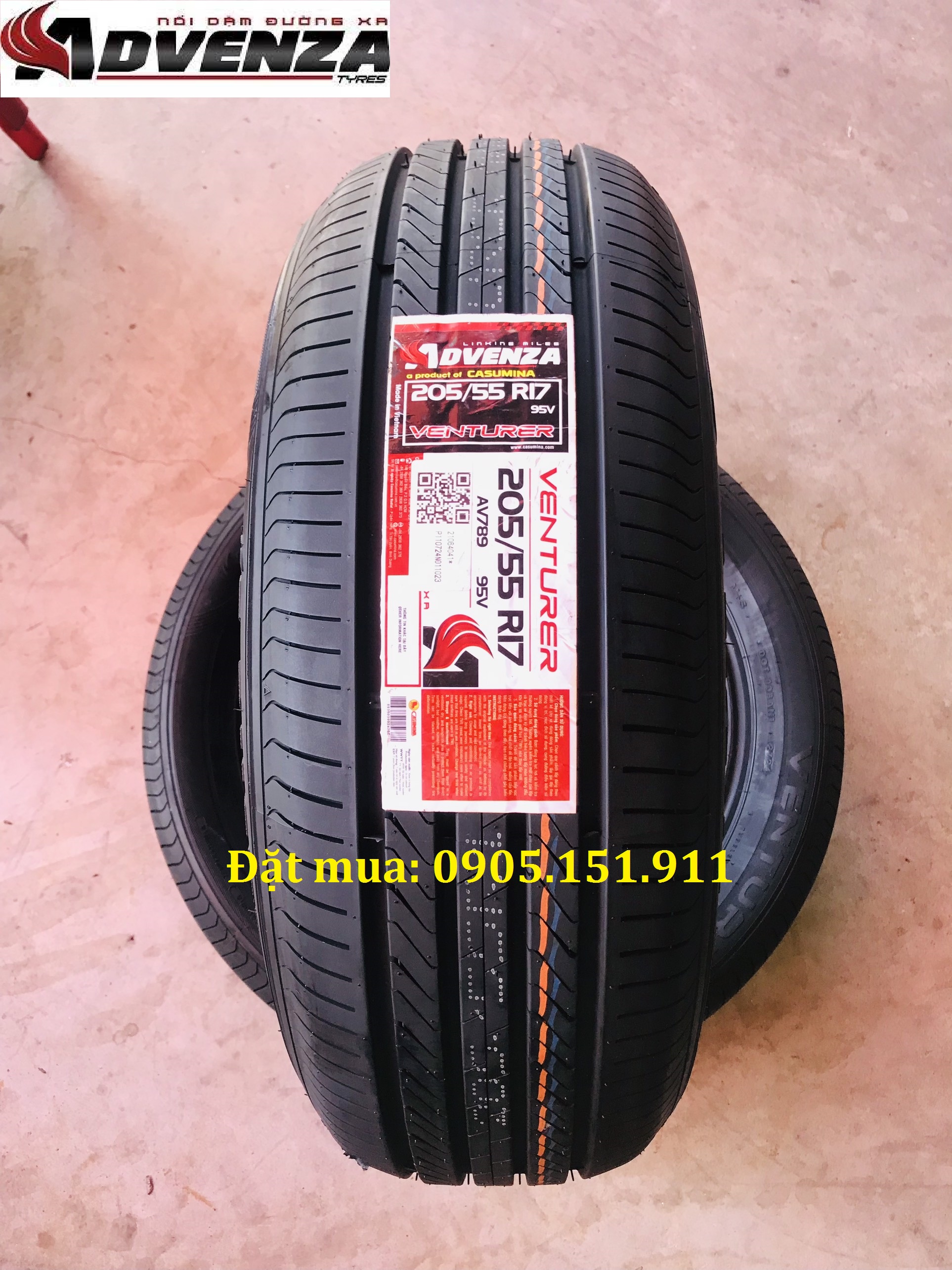 Lốp (vỏ) xe 205/55R17 95V: ADVENZA 789 - LỐP CHẤT LƯỢNG CAO chạy cực êm lại siêu bền dành cho xe XPANDER, VINFAST VF5... TOP 1 bán chạy...