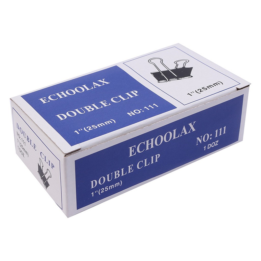 Bộ 3 hộp kẹp bướm echo - đen