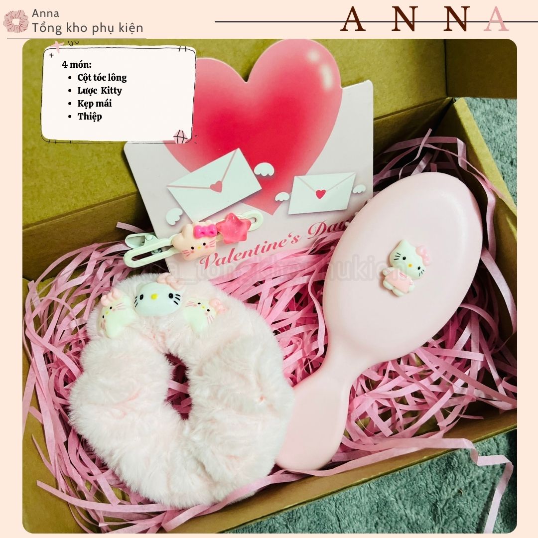 Hello Kitty Birthday Gift Set for Children, Lovers, Friends, Super Cute Gift Box for Girlfriend and Lover Anna - 4