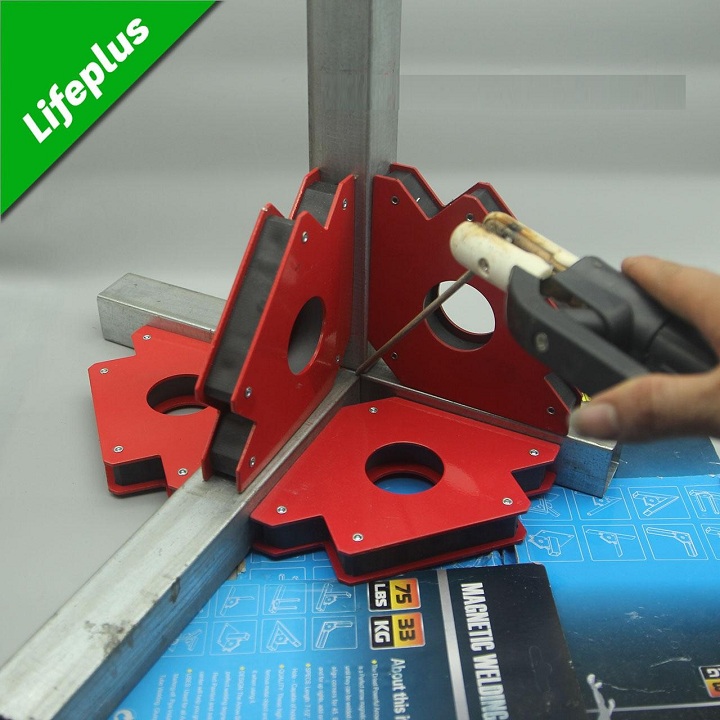 BỘ 2 NAM CHÂM KE GÓC VUÔNG LỰC HÚT 12KG, KE NAM CHÂM, NAM CHÂM KE GÓC CHO THỢ HÀN, THỢ CƠ KHÍ