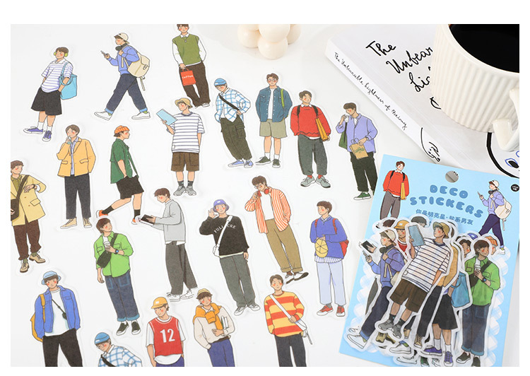 Gói 40 Deco sticker dễ thương
