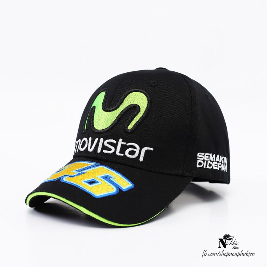 Mũ đua xe movistar 46
