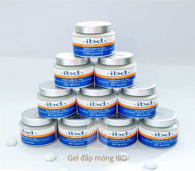 Gel đắp móng IBD không nóng clear 56g