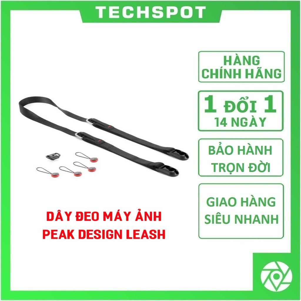 Dây Đeo Máy Ảnh Peak Design Leash | Bảo hành trọn đời | Hàng Chính Hãng