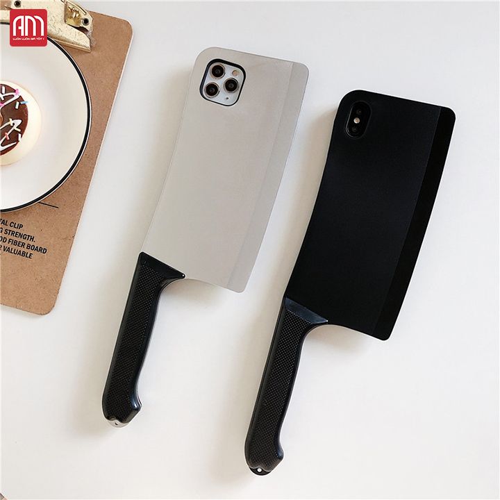 Ốp điện thoại thiết kế hình dao làm bếp vui nhộn cho iPhone11 i7 i8 plus iX XR