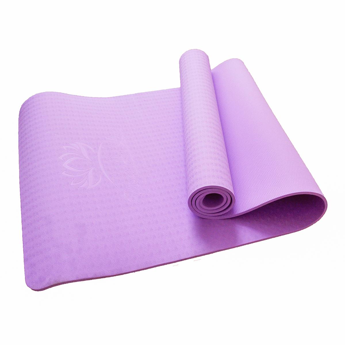 Thảm tập yoga TPE Âu Lạc kích thước 182x66cm (tặng kèm dây buộc thảm, không kèm túi đựng thảm)