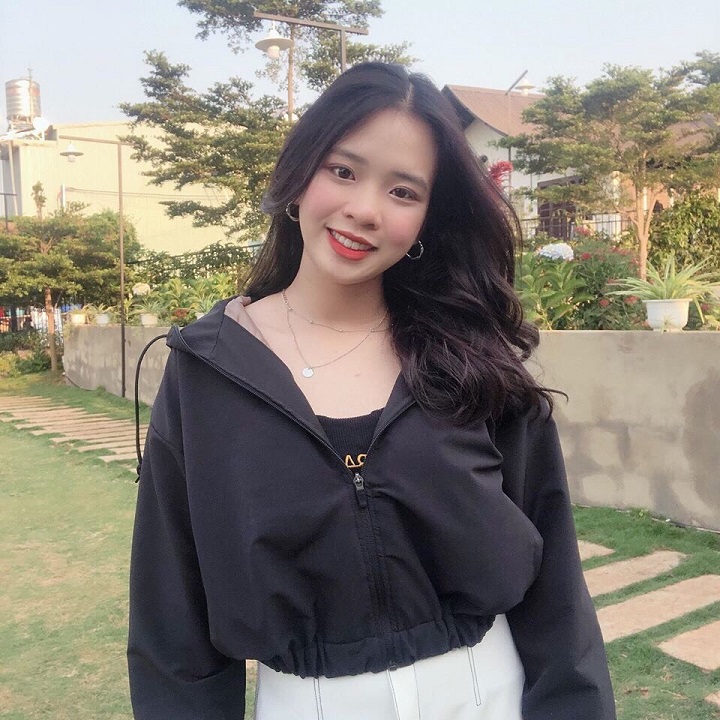 [HÌNH THẬT SẢN PHẨM] Áo Khoác Nữ Hoa Cúc Chất Dù 2 Lớp Siêu Đẹp SGS