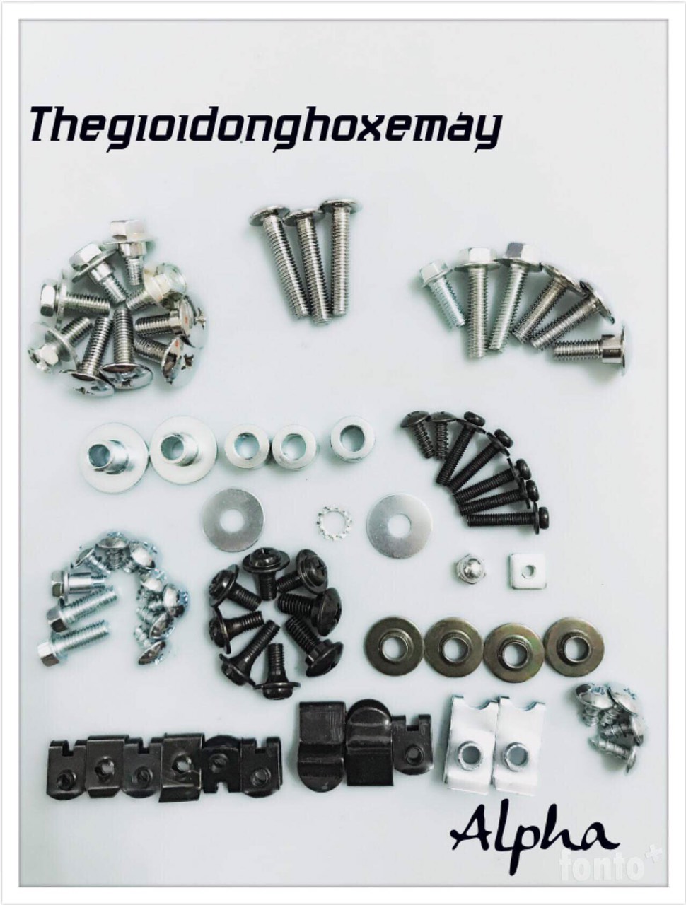 Bộ óc vỏ nhựa xe máy -wave alpha 110 2017-2022 1