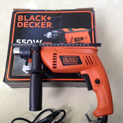 Máy khoan động lực 550w - 13mm black+decker hd555-b1
