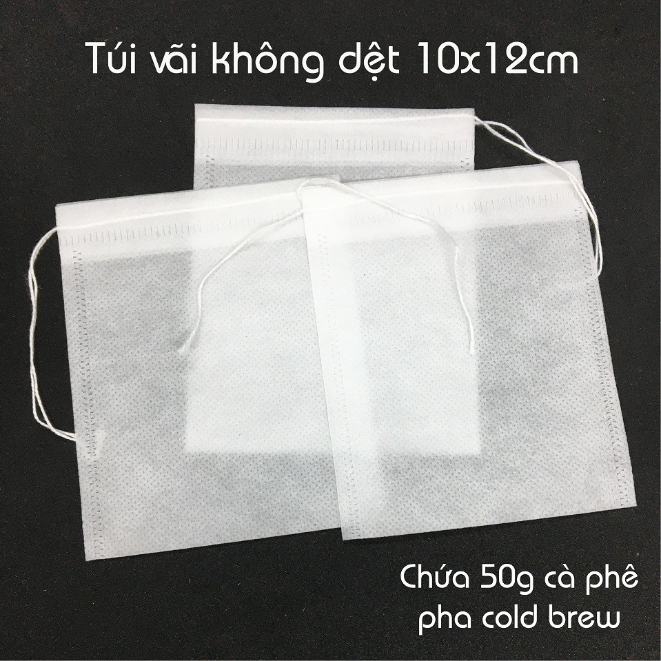 Combo 10 túi lọc ủ cà phê cold brew 10x12cm - tbcafe
