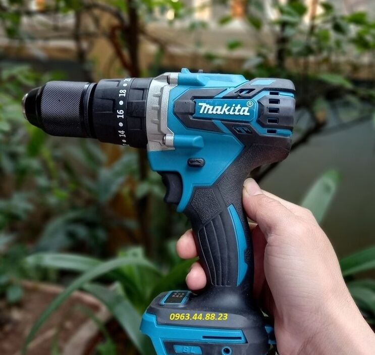 Thân máy khoan pin 18V không chổi than - than may khoan makita