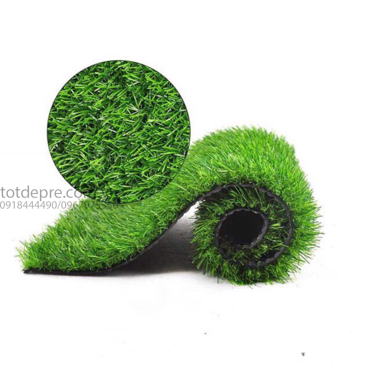 Thảm cỏ nhân tạo ngọn cao 2cm