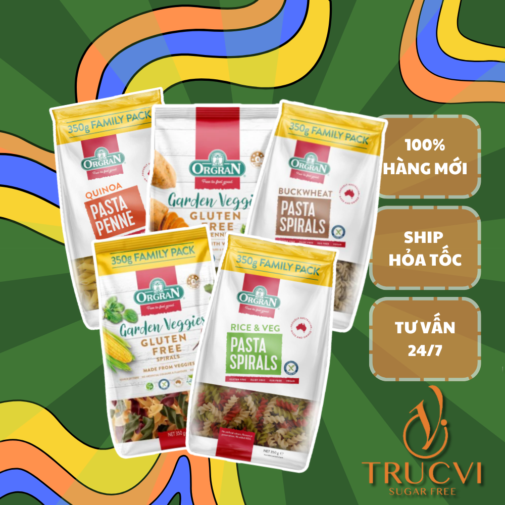 Mì Nui rau củ thuần chay Orgran