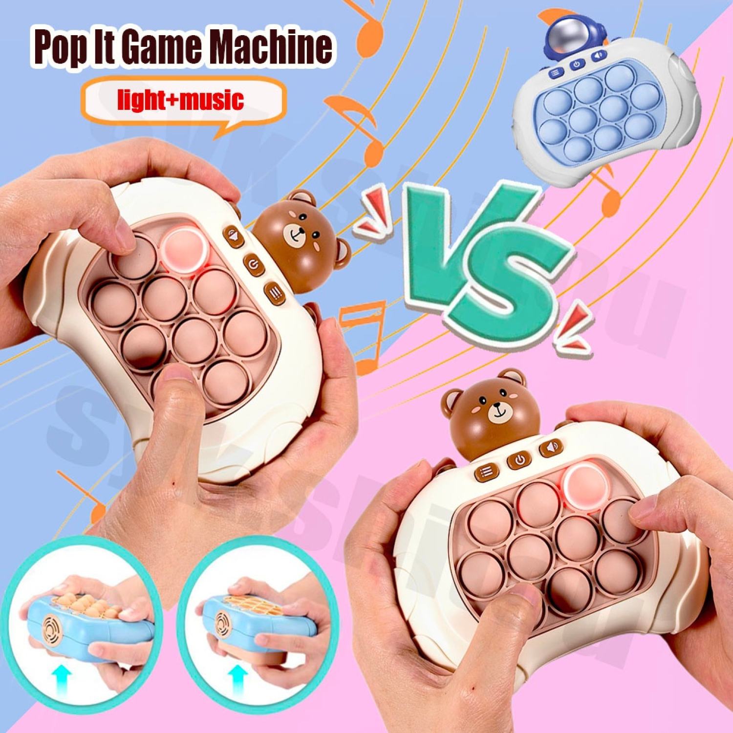 Đồ chơi Pop it thế hệ mới giải trí bấm nút theo đèn nhạc với nhiều level giảm stress cho mọi lứa tuổi