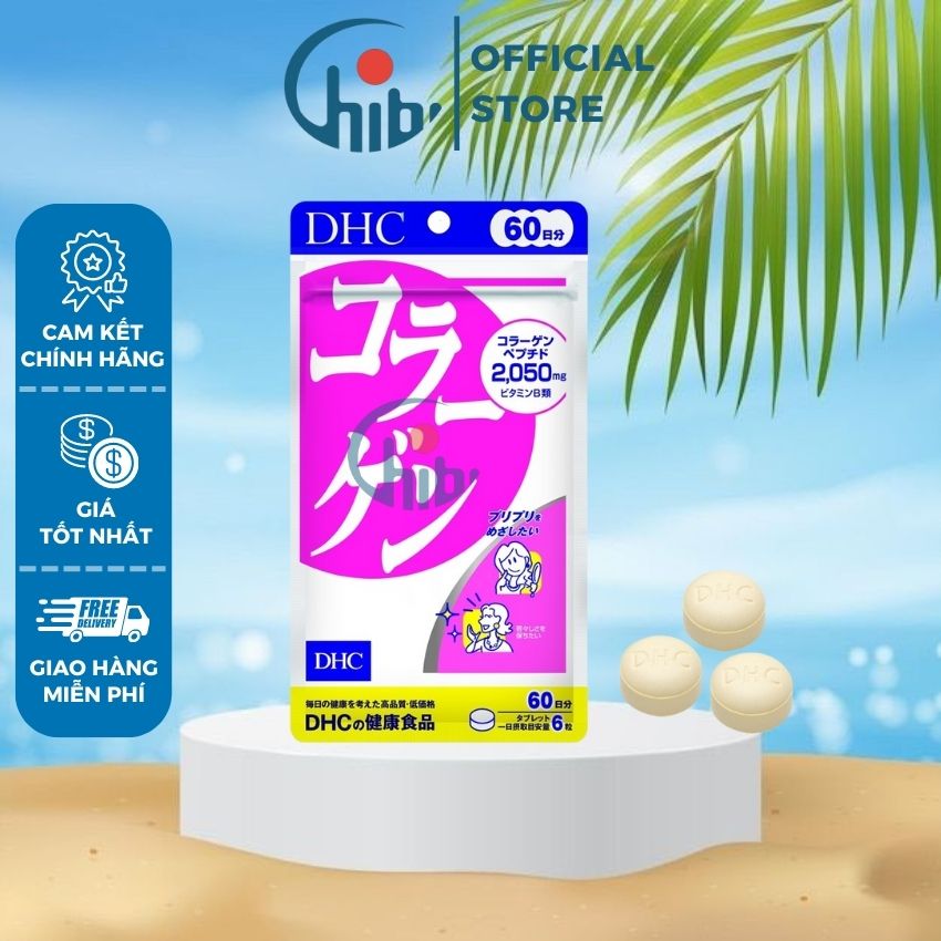 Viên uống làm đẹp da DHC Collagen Nhật Bản 60 ngày - Gói 360 viên