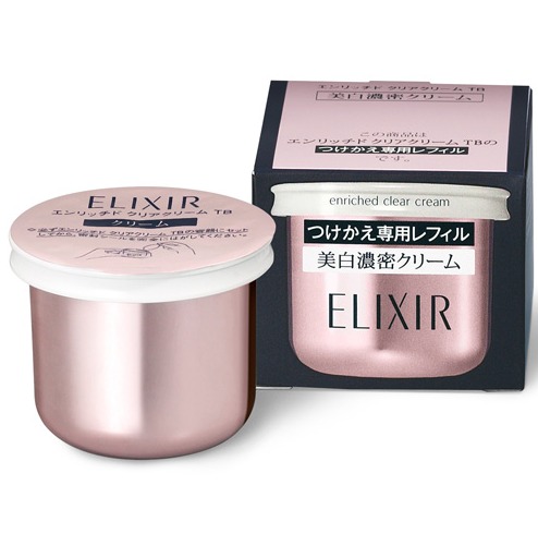 Lõi Thay Thế - Kem đêm mờ nám trắng da, chống lão hóa Shiseido Elixir Enriched Clear Cream 45g