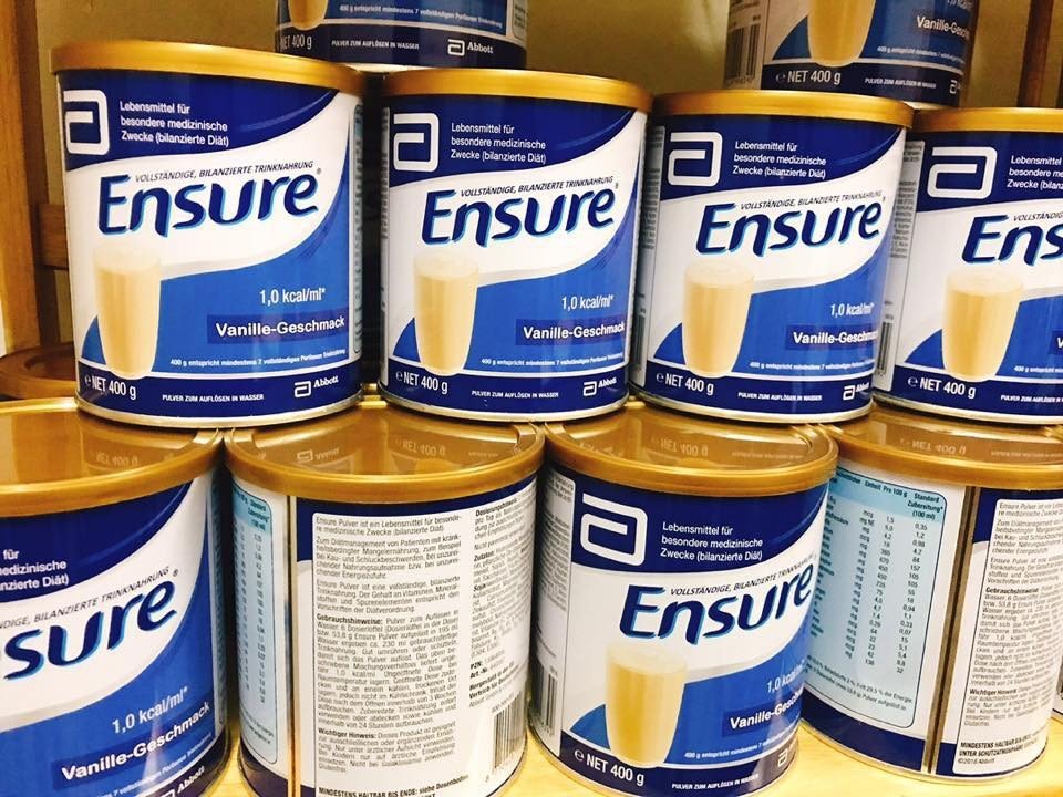 Sữa ensure đức 400g hương vanila chính hãng
