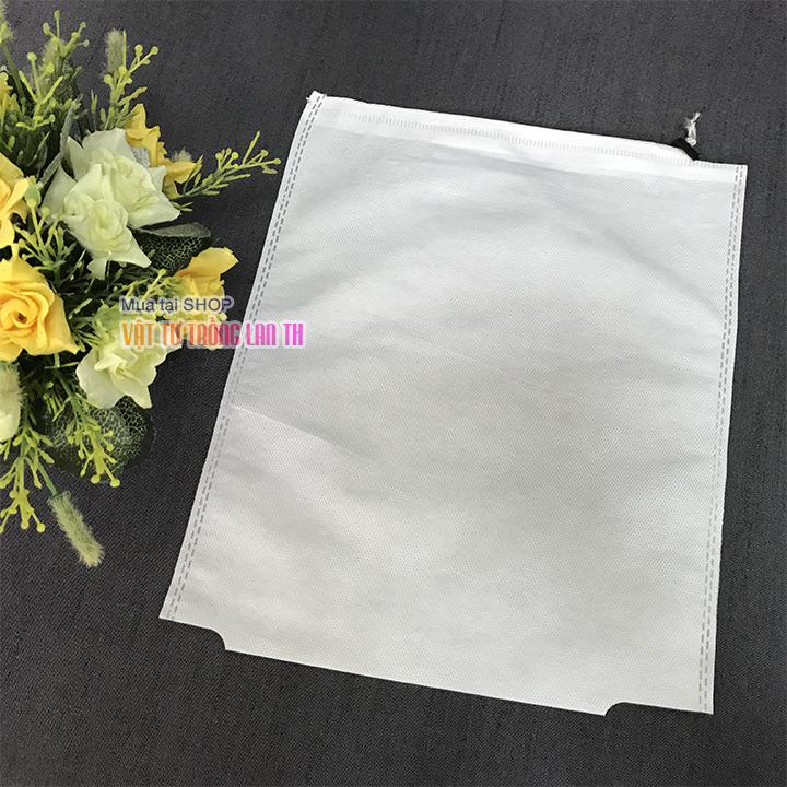 100 Túi vải bao bưởi dây rút 30x35cm (Loại dày)