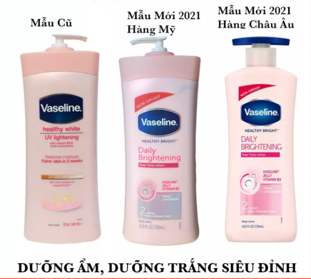 Sữa Dưỡng Thể Trắng Da Vaseline 725ml, Dưỡng Ẩm Chống Nắng Vaseline Heathy White 725ml