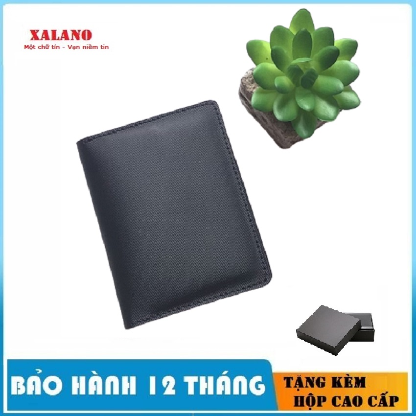 [HCM]Ví nam da thật cao cấp da nhỏ gọn hiệu Saffiano - Da bò thật mềm mại Tặng kèm hộp ví trị giá 30k -  Ví Nam Cao Cấp Ví Nam Bóp Nam Thời Trang- VD01- XALANO