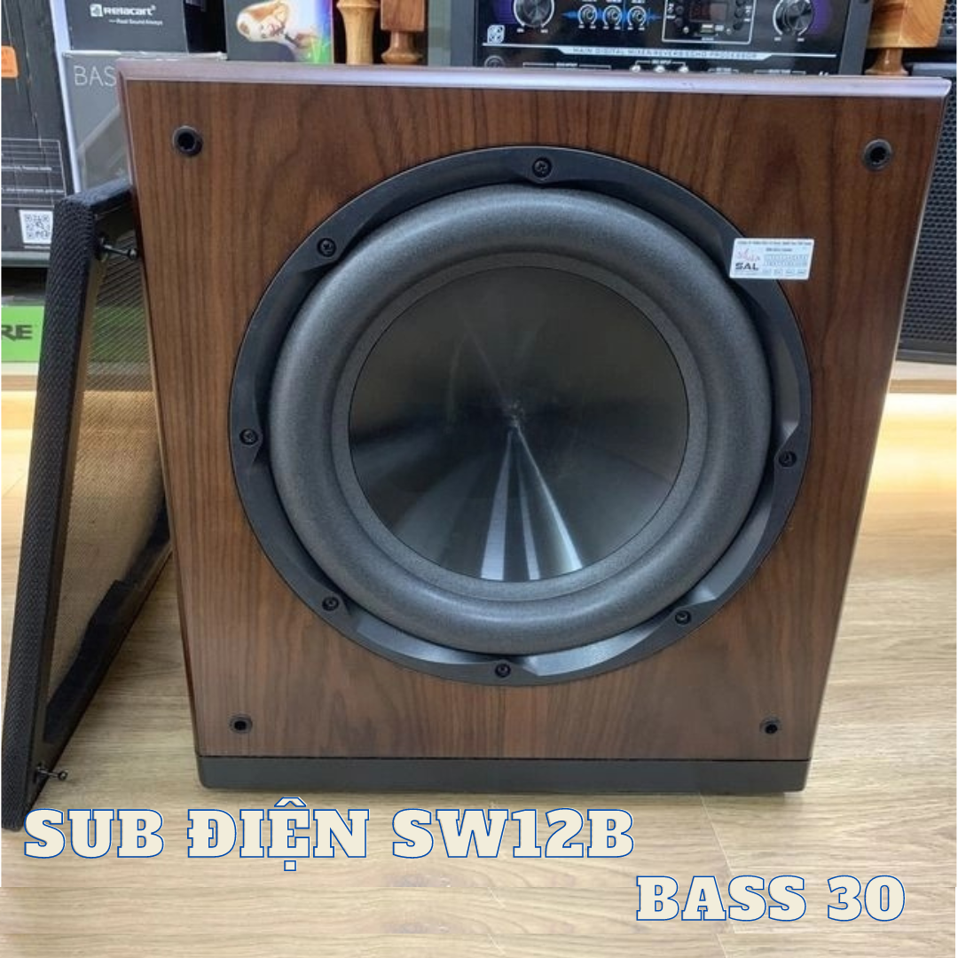 Sub điện dbacoustic sw12b chính hãng - bass 30 - công suất 250w