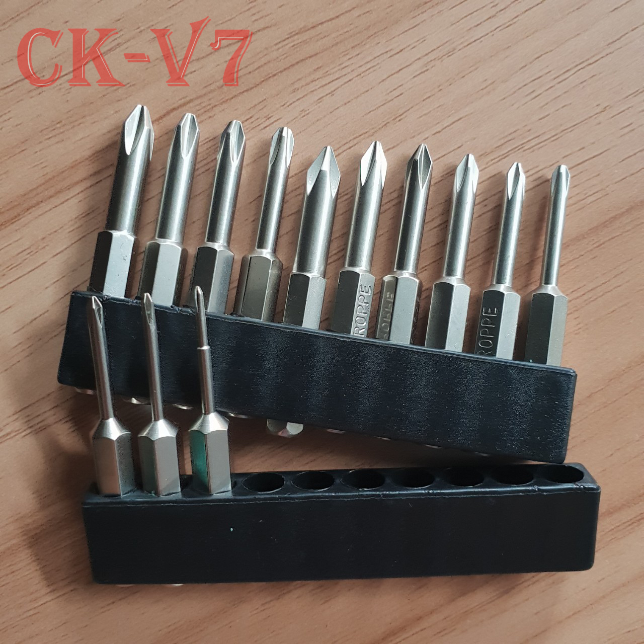 Bộ mũi vít 4 cạnh dài 5cm cho khoan và máy bắt vít - bộ 13 mũi