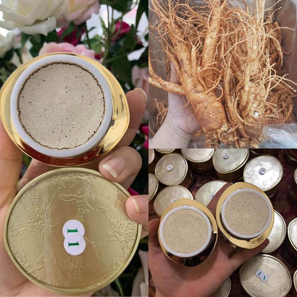 [ TẶNG CỐT SÂM]KEM ĐEN nhân sâm Tai tạo  mạnh số 1.1 cho da lì da khó bong xoa nhanh sạch mụn nám gia công kem thiên nhiên 100% cao cấp hieu quả vượt trôi 10gr- 25gr