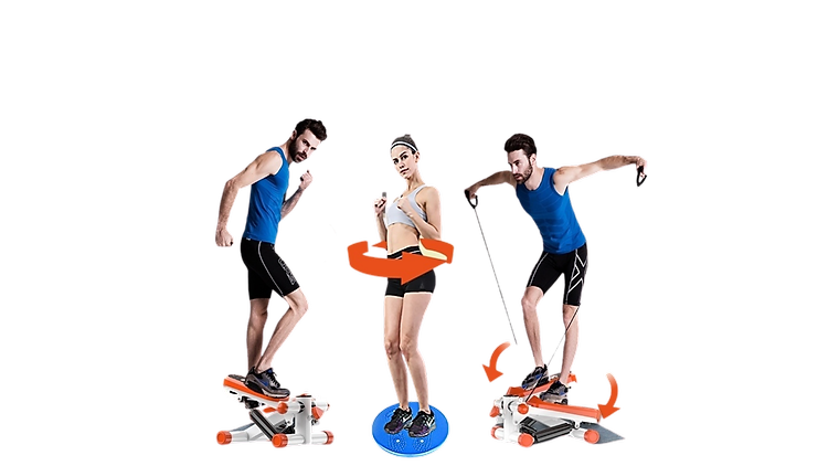 Máy chạy bộ mini MIM, Máy chạy bộ thuỷ lực MIM, Máy chạy bộ tại chỗ MIM ( tặng kèm dây và đĩa xoay eo) 3