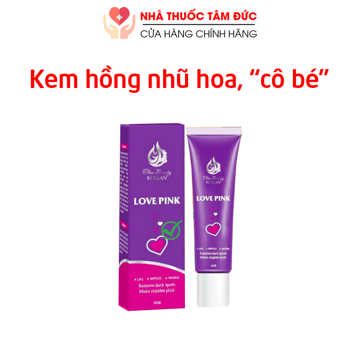 Kem dưỡng làm hồng nhũ hoa, làm hồng ti, hồng môi, bẹn, cô bé hiệu quả sáng da, làm ẩm da - Tuýp 10g