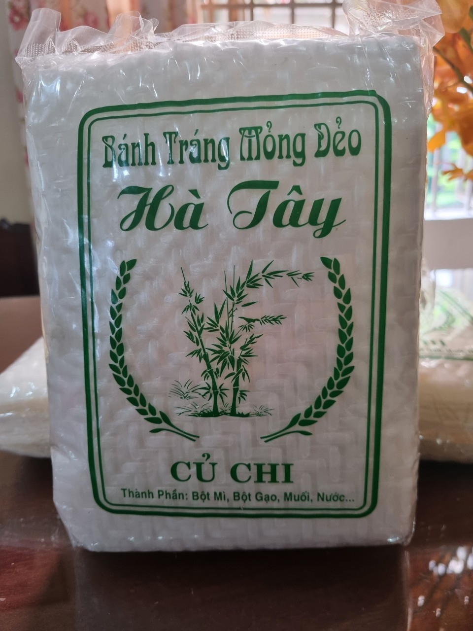 Bánh tráng mỏng dẻo đặc sản củ chi không nhúng nước khi sư dụng